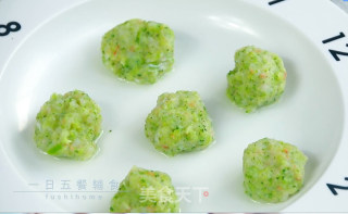 翡翠虾丸——宝宝辅食的做法步骤：5