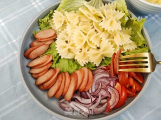 蔬菜拌意粉的做法步骤：7