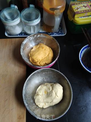 红薯南瓜双拼饼的做法步骤：4