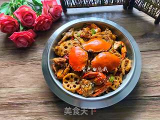 肉蟹煲的做法步骤：18