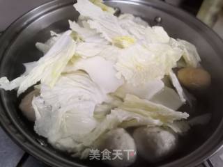 牛肉片白菜汤的做法步骤：3
