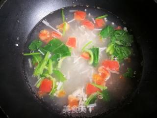 菠菜蛋花汤的做法步骤：8