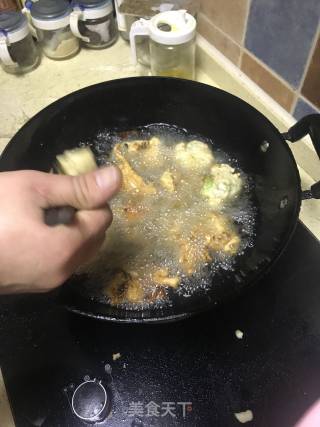 油炸茄子的做法步骤：9