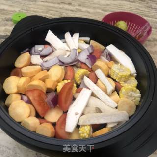 海鲜三汁焖锅的做法步骤：10