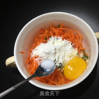 南瓜丝饼的做法步骤：6