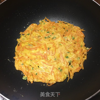 南瓜丝饼的做法步骤：11