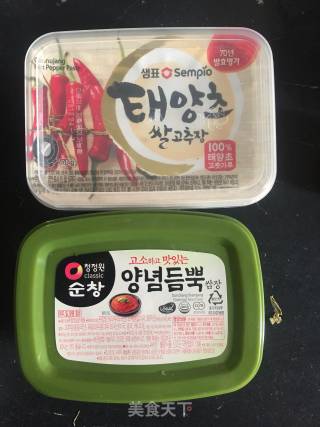 石锅拌饭的做法步骤：4