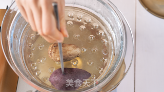 宝宝辅食 紫薯芋头混合泥的做法步骤：3