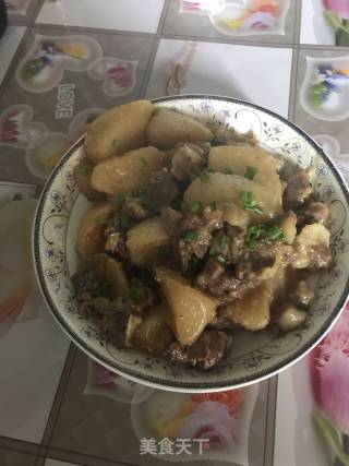 牛腩焖萝卜的做法步骤：6
