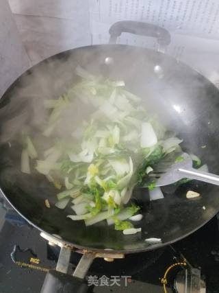 蚝油黄心菜的做法步骤：6