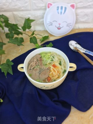 牛肉汤面的做法步骤：13