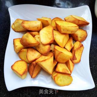 香甜薯块的做法步骤：4
