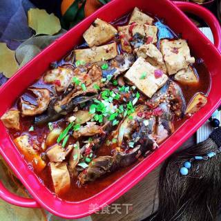 黄辣丁炖豆腐的做法步骤：9