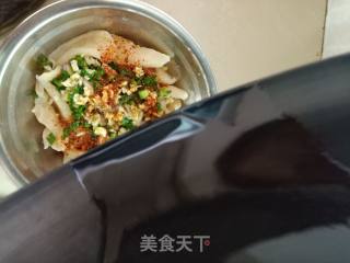油泼辣子剪刀面的做法步骤：7