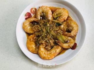 醪糟烧大虾的做法步骤：7