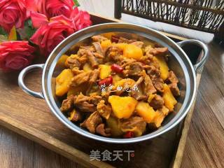土豆烧牛腩的做法步骤：13