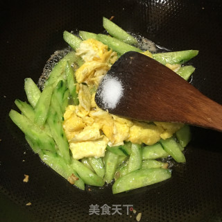 青瓜炒鸡蛋的做法步骤：10