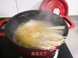 青菜鱼籽肠面的做法步骤：4