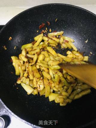 鱼香茄子（非油炸）的做法步骤：9