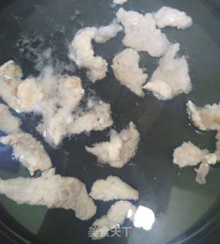 菠菜香菇水滑肉片粥的做法步骤：4