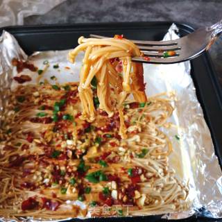 蒜香金针菇的做法步骤：10