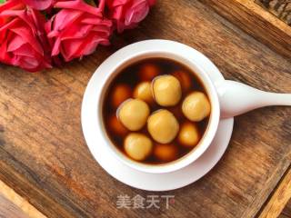 红糖姜汁丸子的做法步骤：11