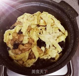 孜然油豆皮的做法步骤：3