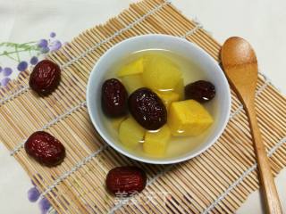 红枣红薯苹果汤的做法步骤：4
