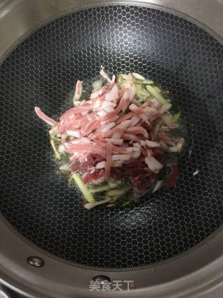 猪肉炒双的做法步骤：6