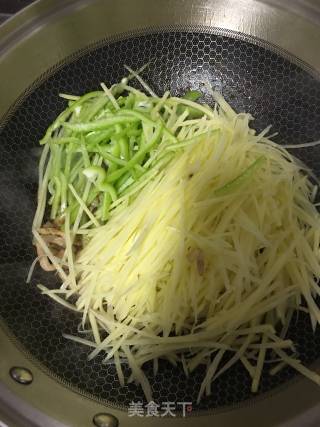 猪肉炒双的做法步骤：8