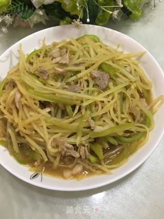 猪肉炒双的做法步骤：11