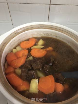 砂锅牛肉的做法步骤：7