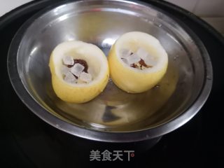 冰糖红枣雪梨的做法步骤：3