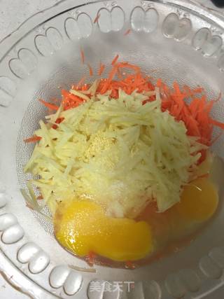 胡萝卜土豆鸡蛋饼的做法步骤：4