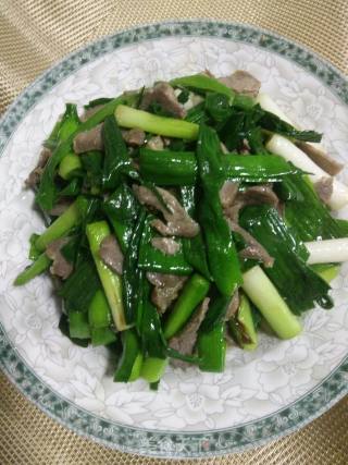 暴腌肉炒大蒜的做法步骤：8