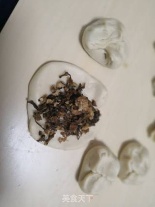 香脆可口，咸甜适中之（肉末梅干菜酥饼）的做法步骤：17
