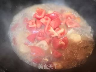 牛肉炖西红柿马蹄的做法步骤：7