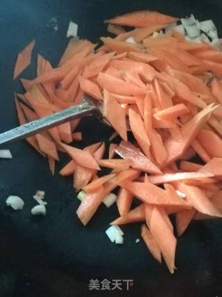 胡萝卜炒鸡蛋的做法步骤：6