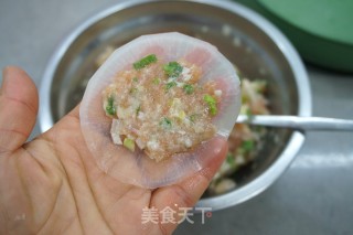 白萝卜猪肉夹的做法步骤：7