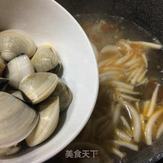 沙白菌菇汤的做法步骤：10