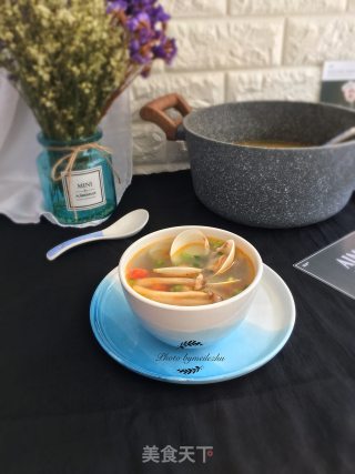 沙白菌菇汤的做法步骤：14