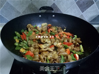 火爆肥肠的做法步骤：10