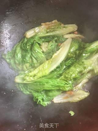 爆炒蚝油生菜的做法步骤：3