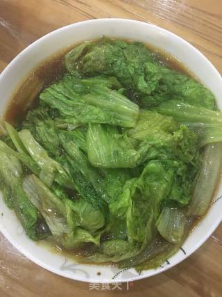 爆炒蚝油生菜的做法步骤：4