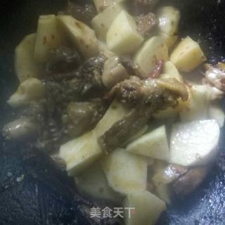 暖冬大盘鸡的做法步骤：8