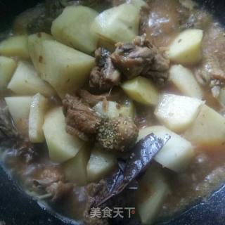 暖冬大盘鸡的做法步骤：9