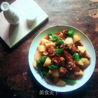 暖冬大盘鸡的做法步骤：11