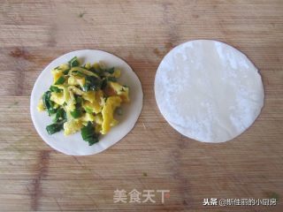 【韭菜盒子（饺子皮版）】的做法步骤：9