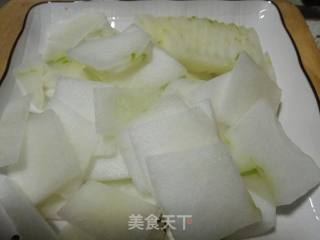 蚝油冬瓜的做法步骤：2