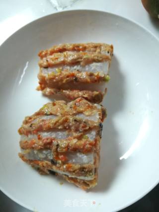 肉馅酿白萝卜的做法步骤：3